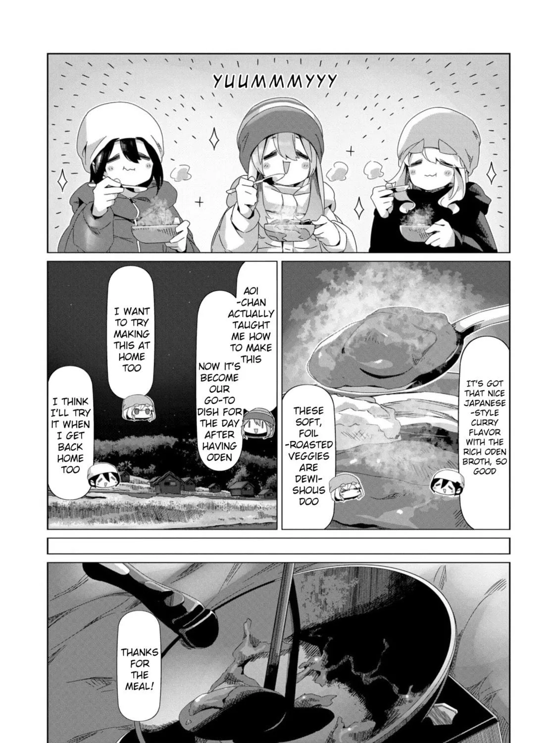 Read Laid-Back Camp chapter 98 image 22 on Lezhin