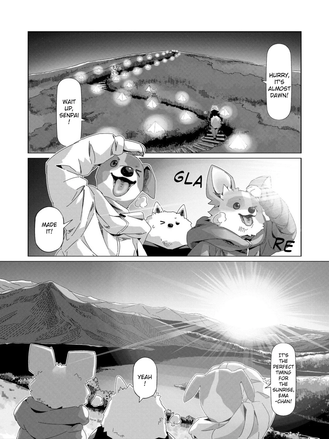 Read Laid-Back Camp chapter 98 image 32 on Lezhin