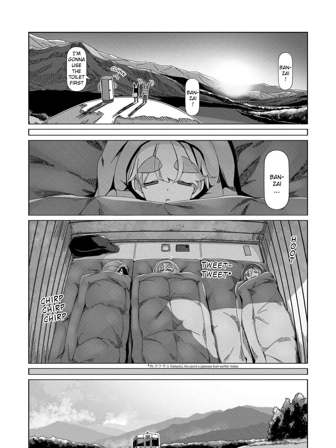 Read Laid-Back Camp chapter 98 image 34 on Lezhin