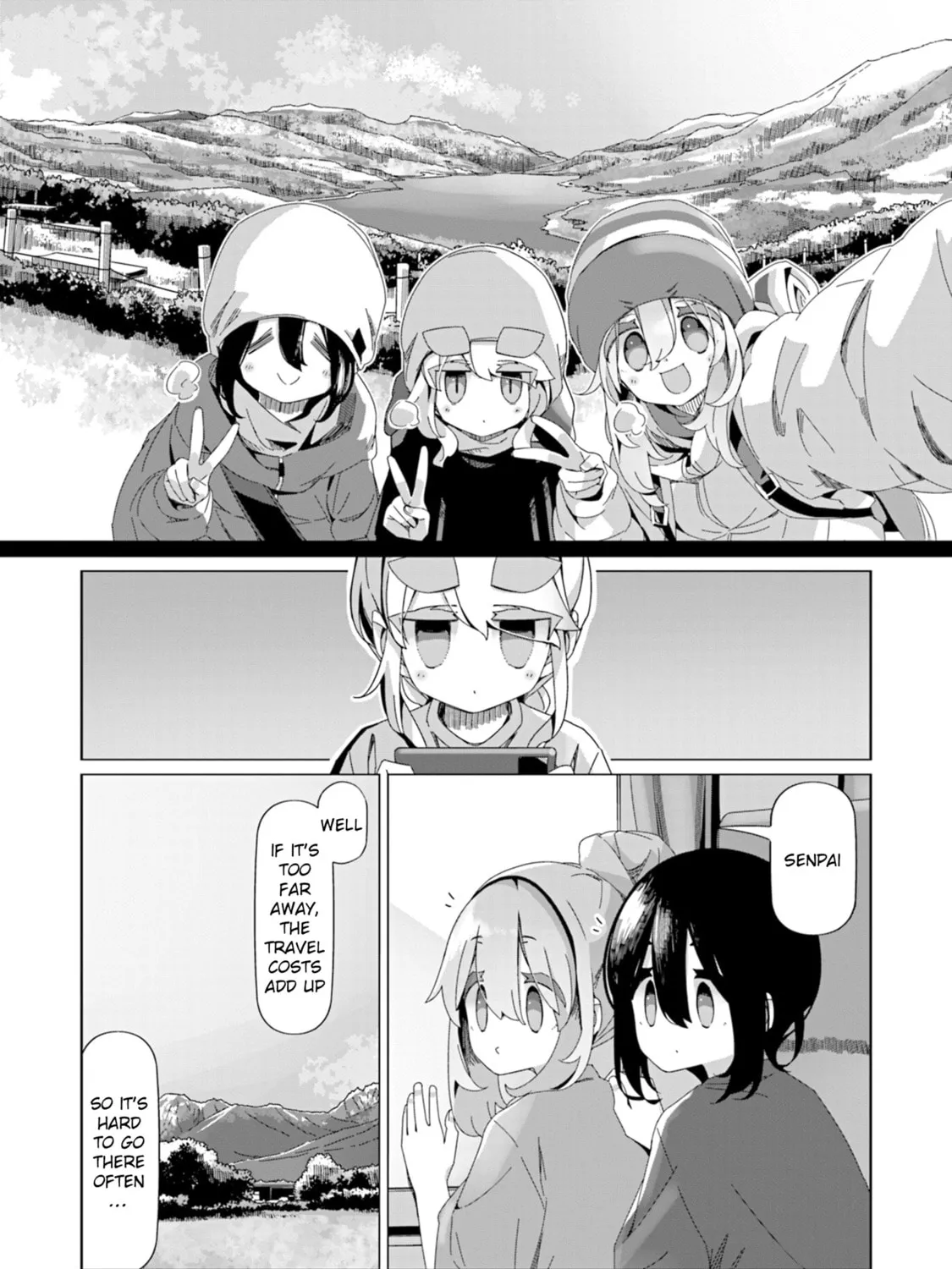 Read Laid-Back Camp chapter 98 image 44 on Lezhin