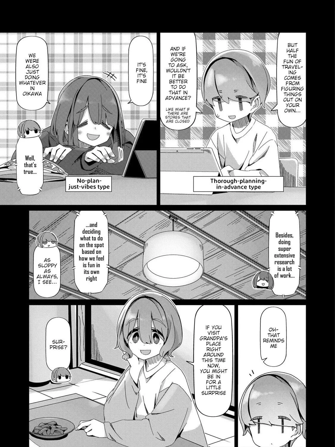 Read Laid-Back Camp chapter 99 image 18 on Lezhin