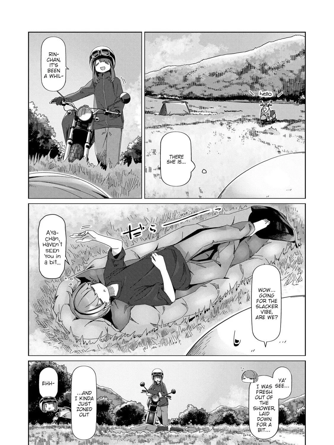 Read Laid-Back Camp chapter 99 image 34 on Lezhin