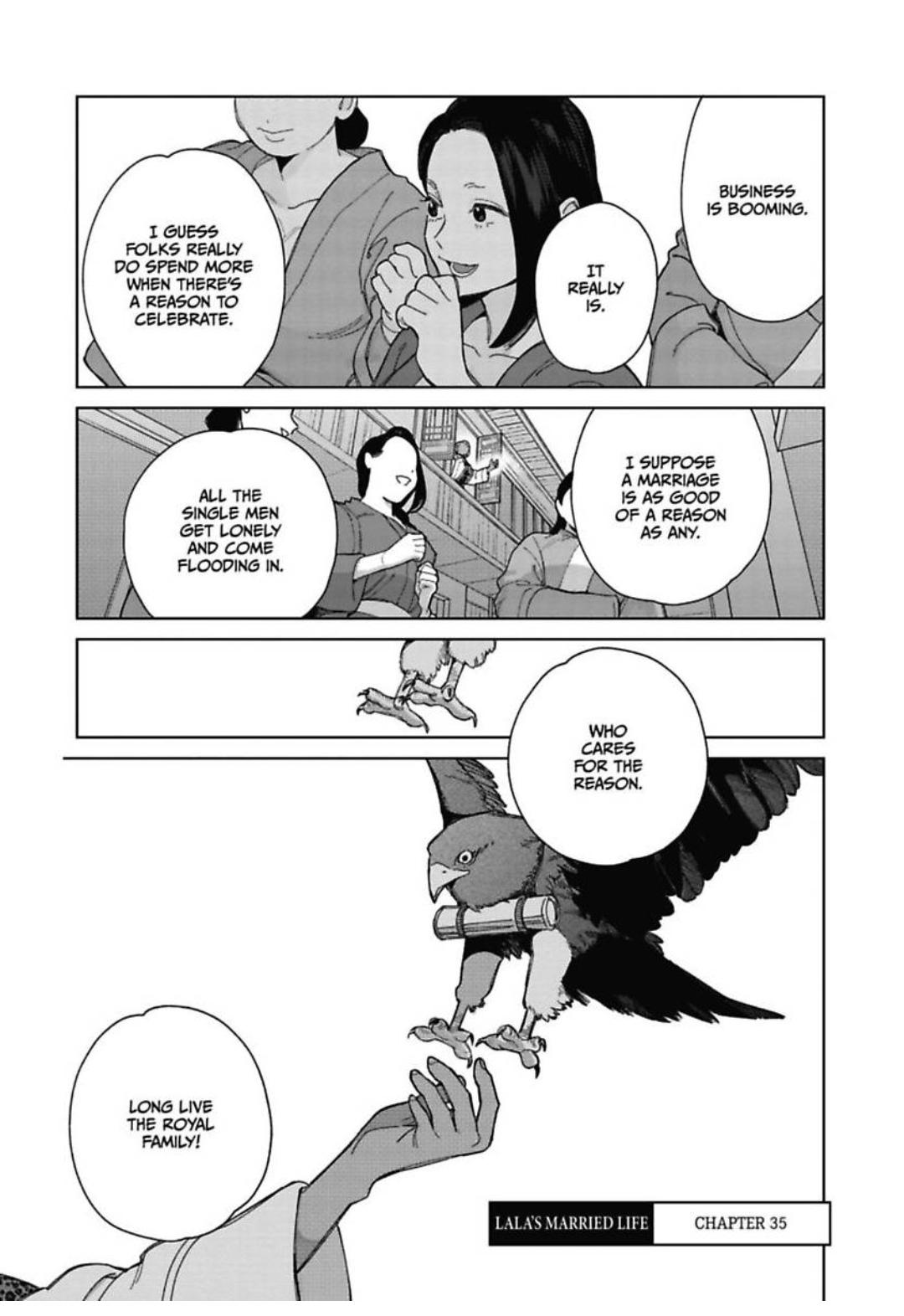 Read Lala no Kekkon chapter 35 image 1 on Lezhin