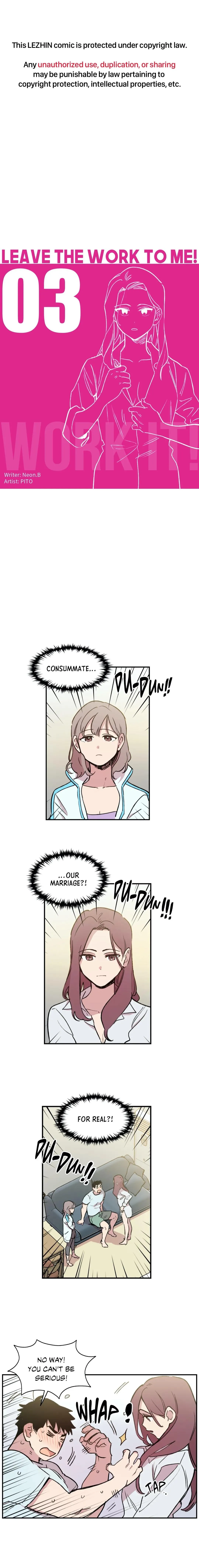 Read Leave the Work to Me! chapter 3 image 1 on Lezhin