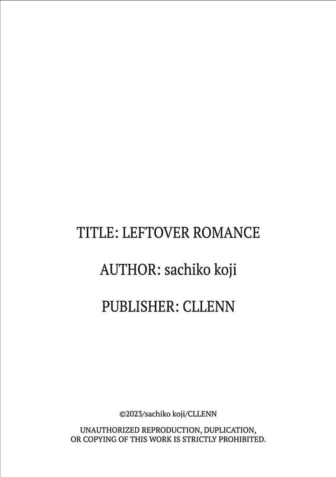 Read Leftover Romance chapter 4 image 33 on Lezhin