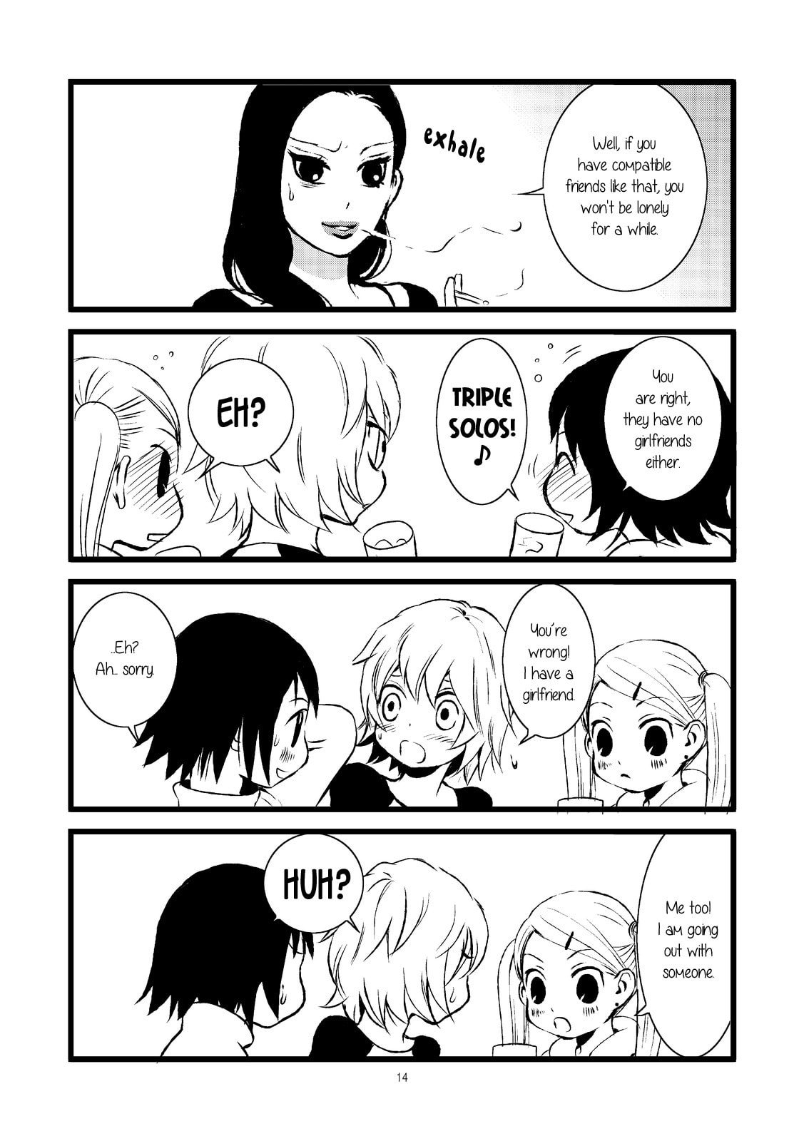 Read Lesbian Solo! chapter 0 image 13 on Lezhin