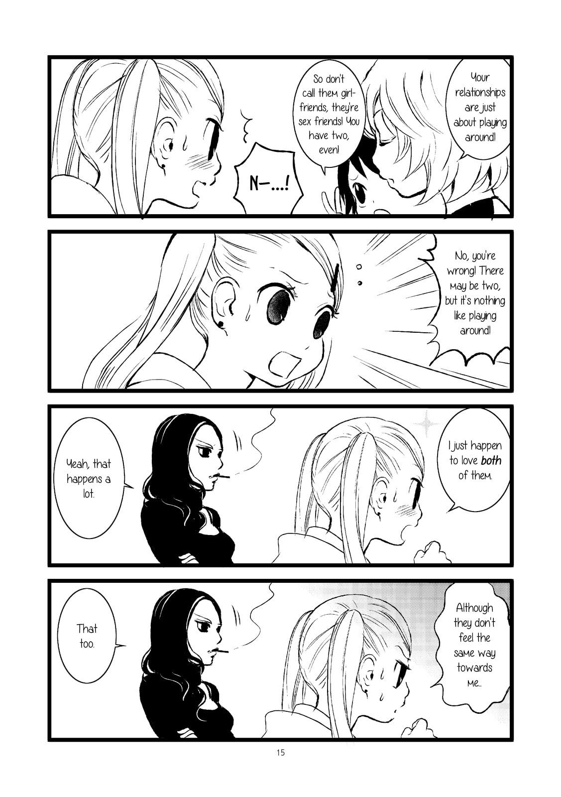 Read Lesbian Solo! chapter 0 image 14 on Lezhin