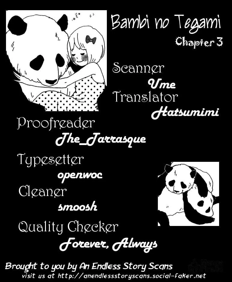 Letter from Bambi Chapter 3 page 3 - 