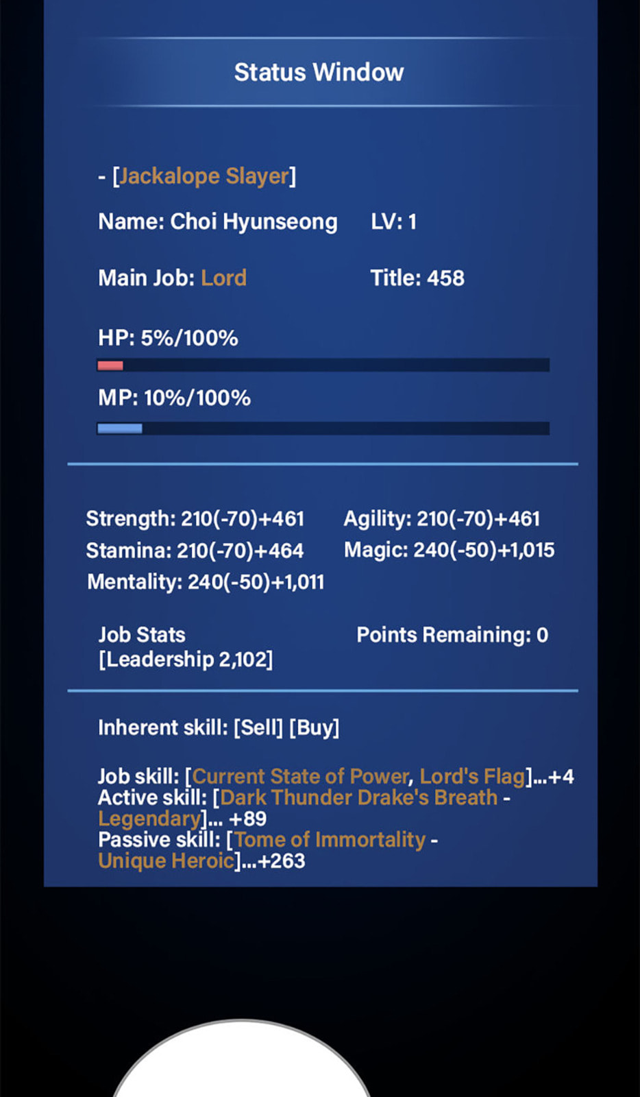 Read Level 1 Player chapter 104 image 58 on Lezhin