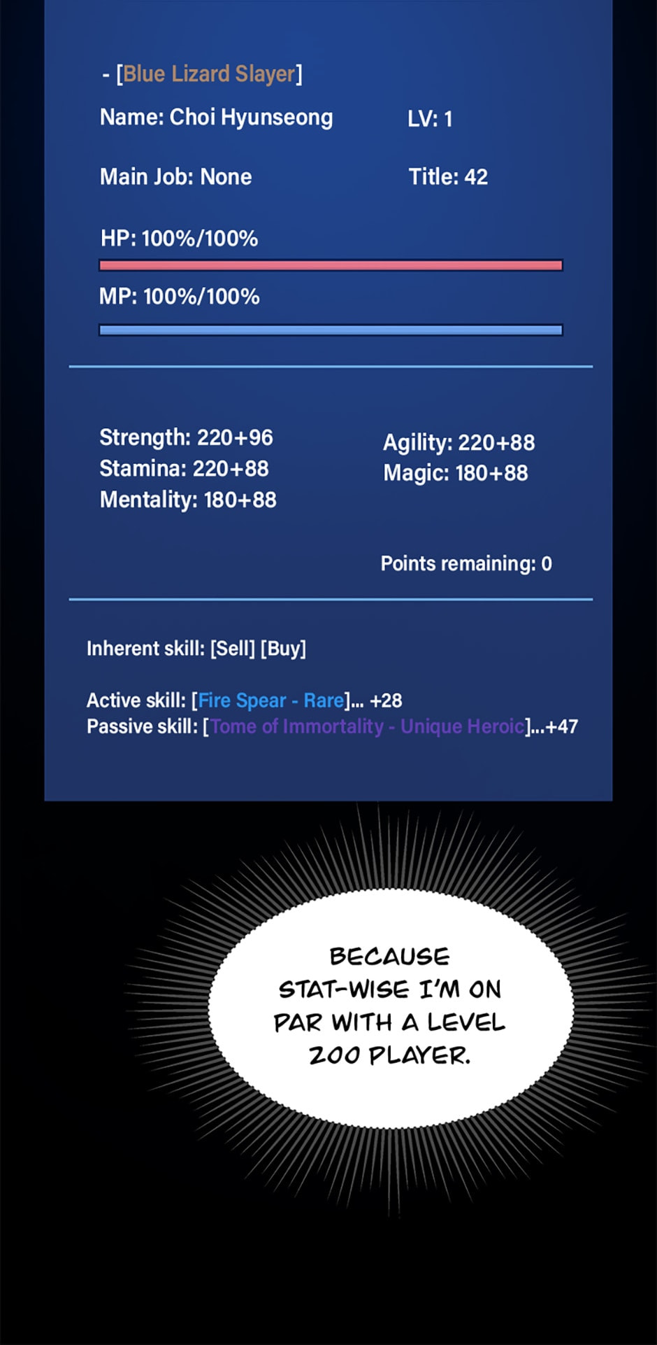 Read Level 1 Player chapter 37 image 47 on Lezhin
