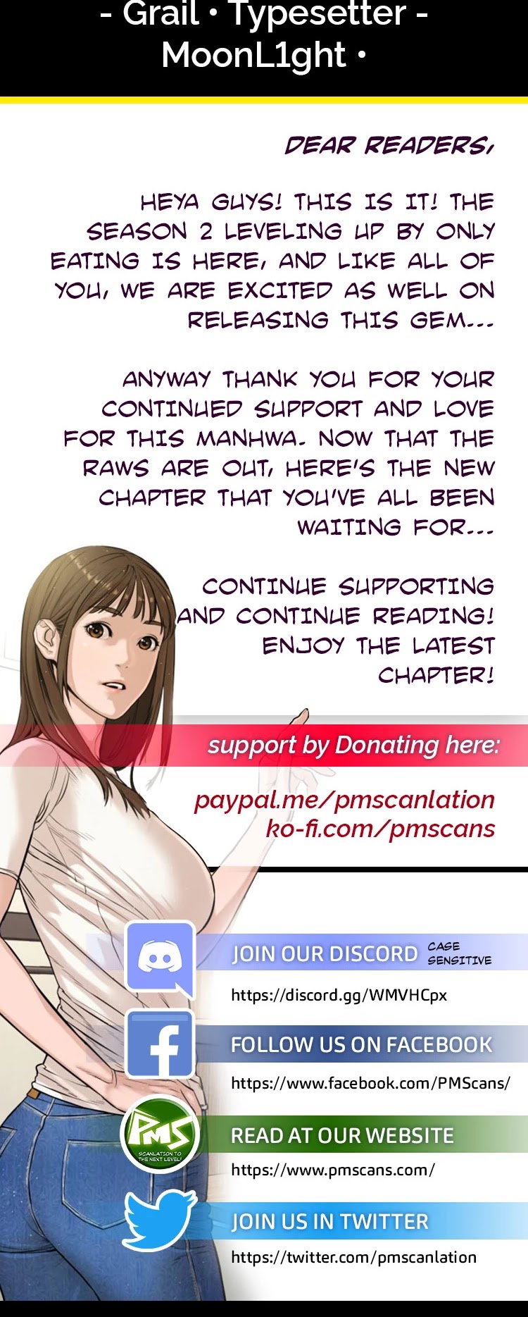 Read Leveling Up, By Only Eating! chapter 54 image 1 on Lezhin
