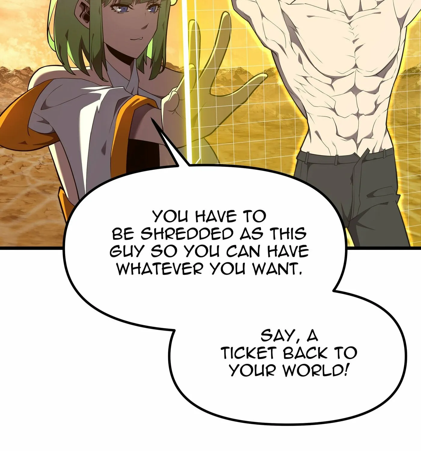 Leveling Up My Isekai'd Abs Chapter 6 page 12 - 