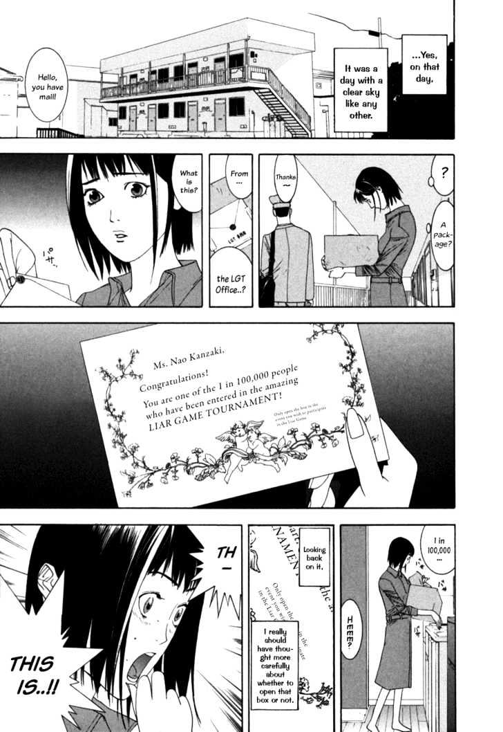 Read Liar Game chapter 1 image 6 on Lezhin