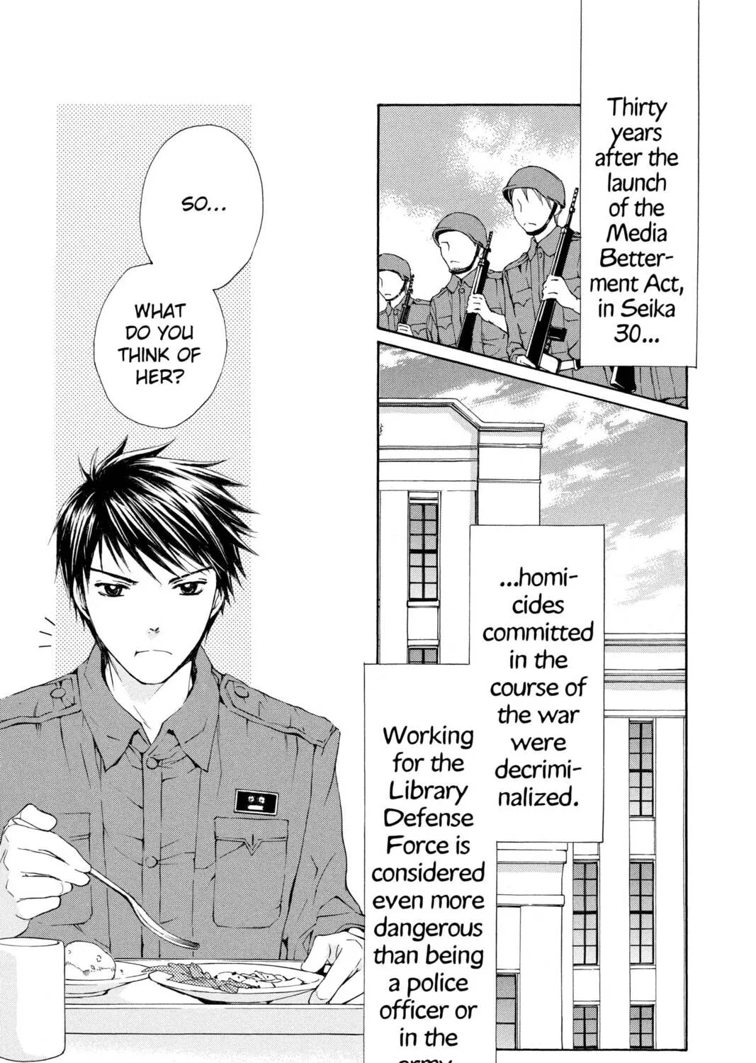 Read Library Wars: Love & War chapter 1 image 24 on Lezhin