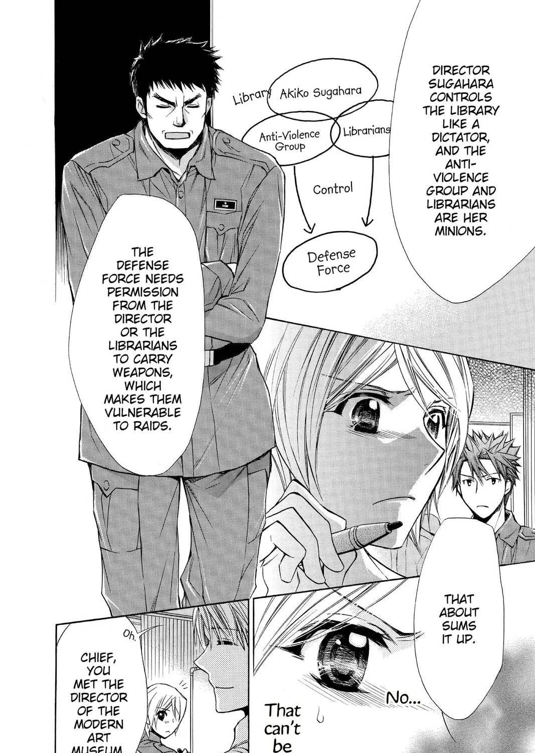 Read Library Wars: Love & War chapter 46 image 18 on Lezhin
