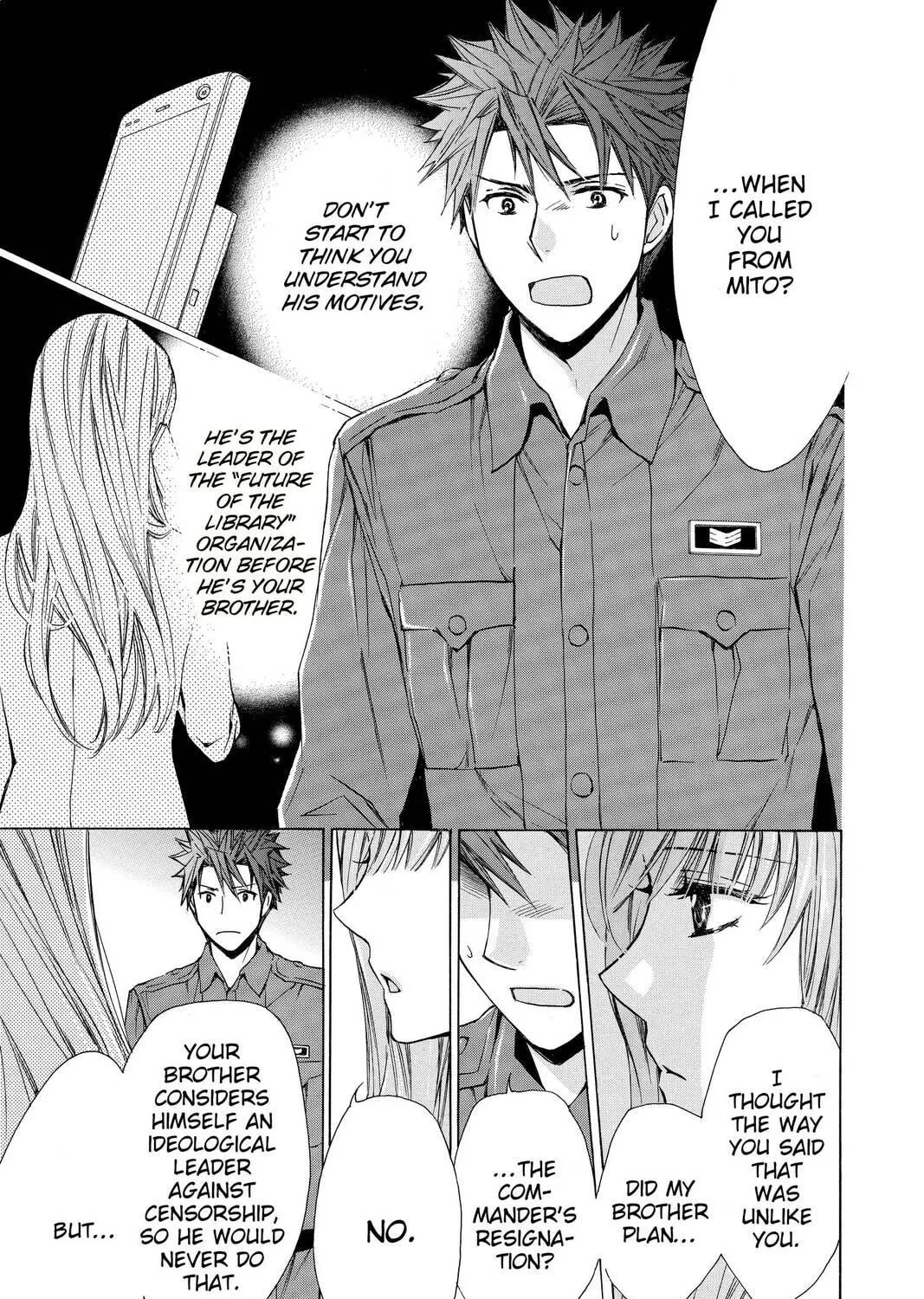 Read Library Wars: Love & War chapter 53 image 8 on Lezhin