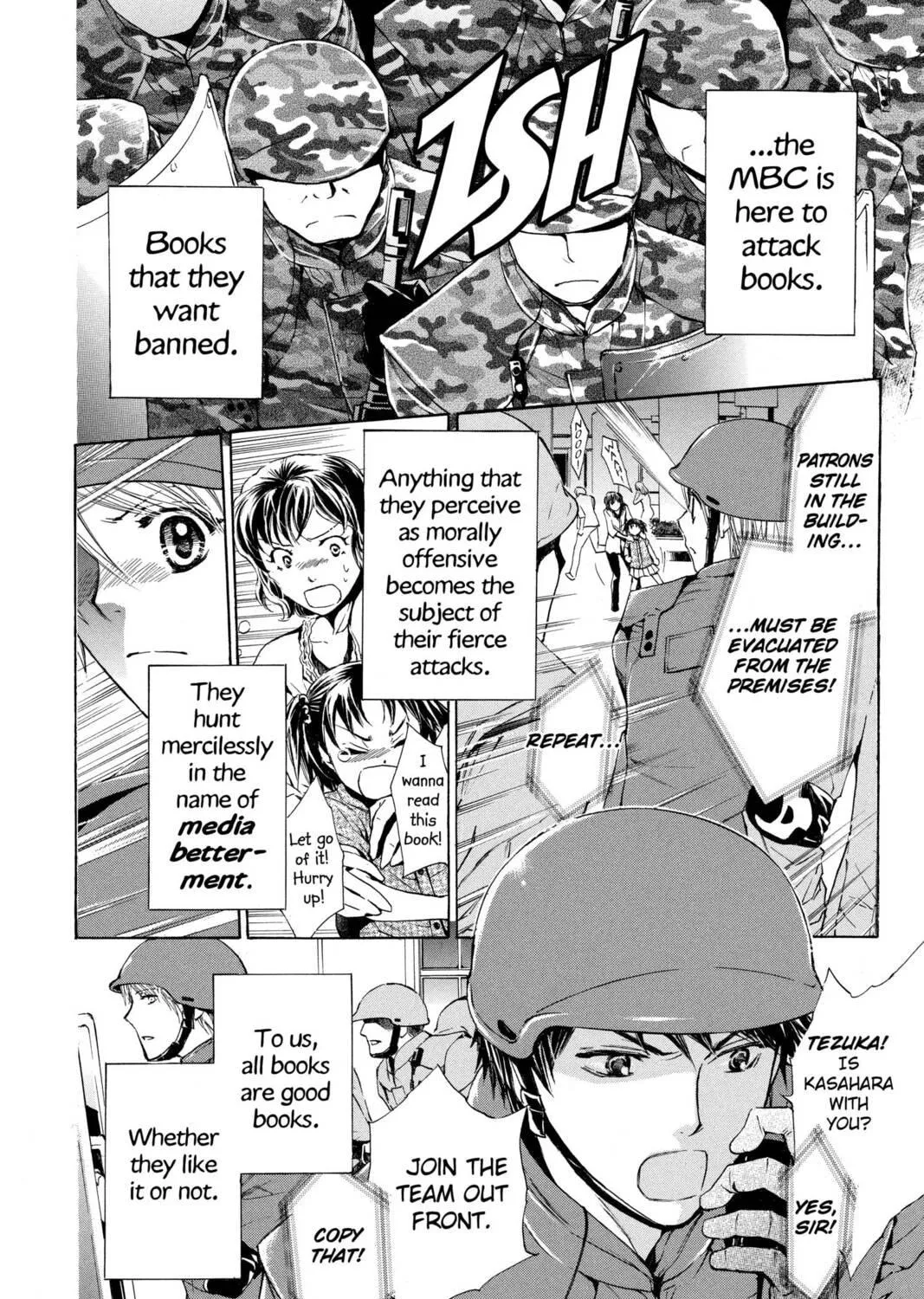 Read Library Wars: Love & War chapter 6 image 16 on Lezhin