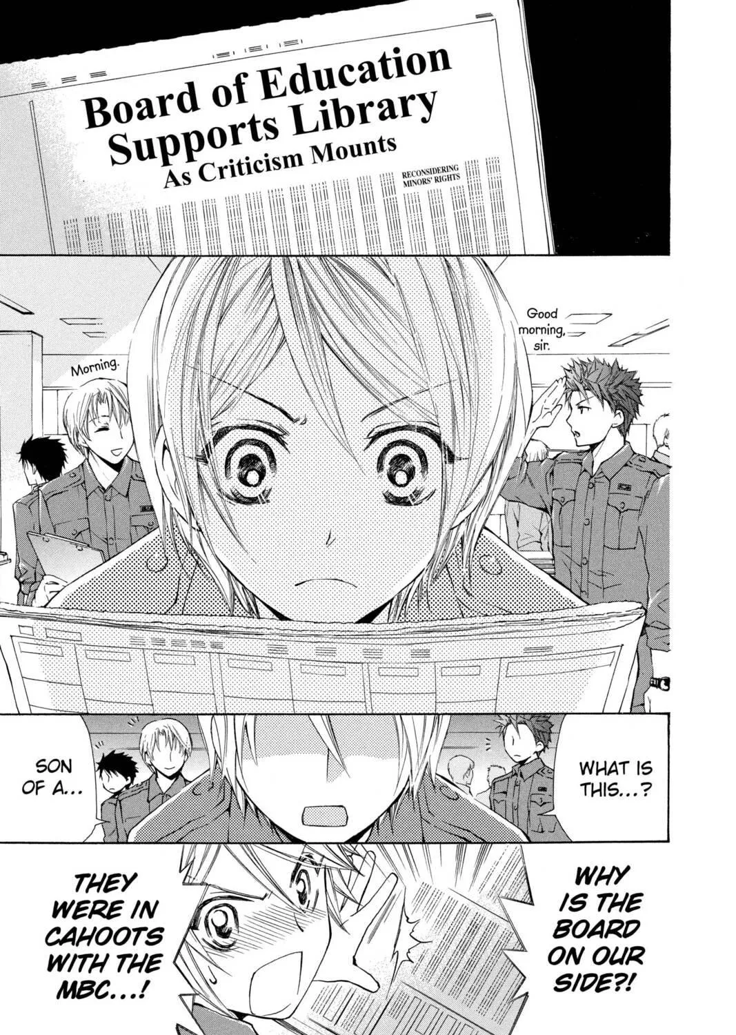 Read Library Wars: Love & War chapter 9 image 4 on Lezhin