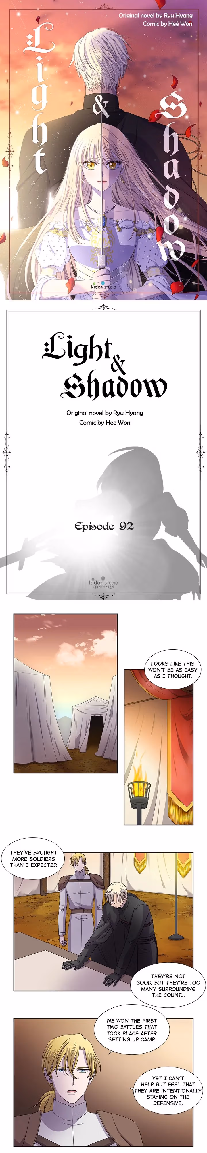 Read Light and Shadow chapter 92 image 1 on Lezhin