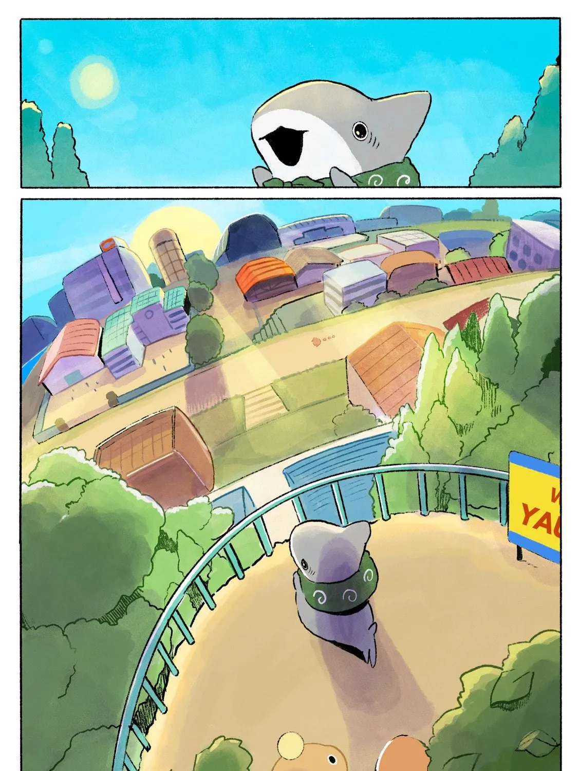 Little Shark's Outings (Colored) Chapter 200 page 9 - 