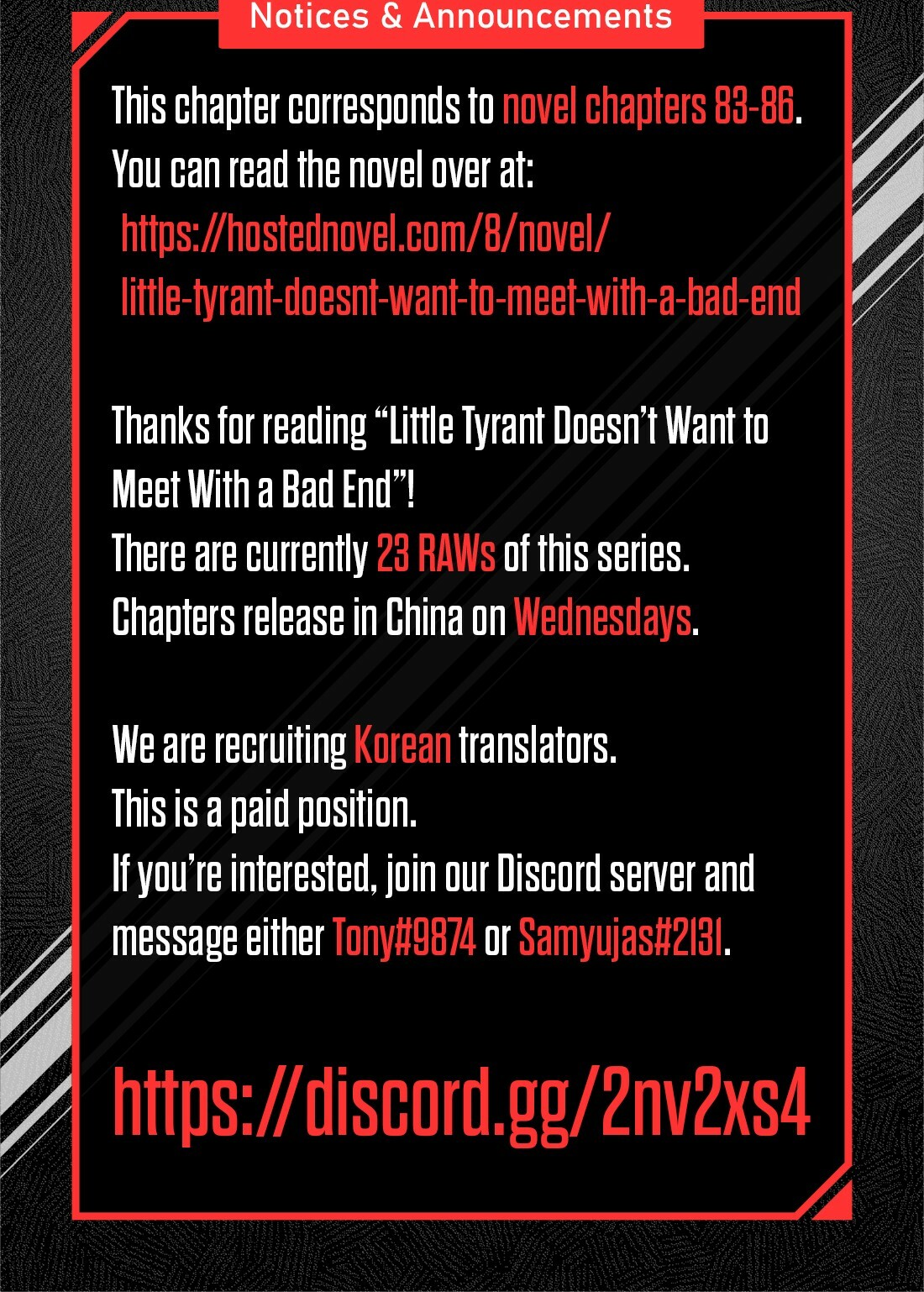 Little Tyrant Doesn't Want to Meet with a Bad End Chapter 19 page 30 - 