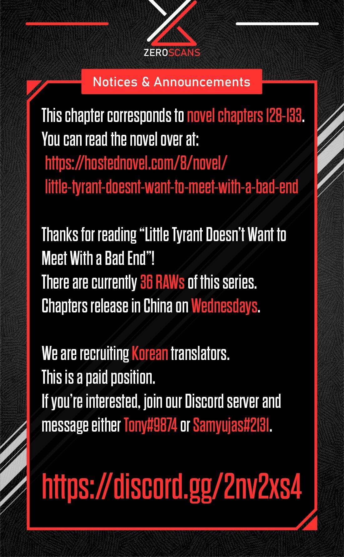 Little Tyrant Doesn't Want to Meet with a Bad End Chapter 30 page 34 - 