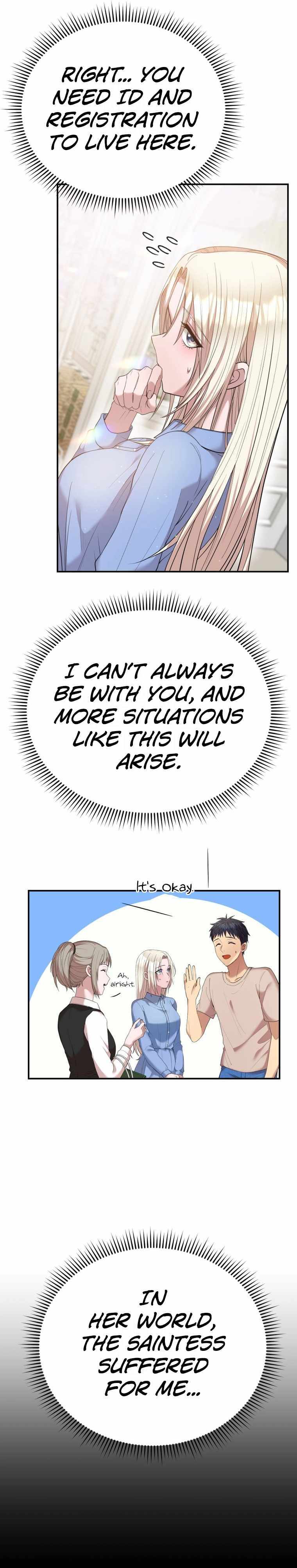 Living in a single room with a Saintess Chapter 6 page 34 - 
