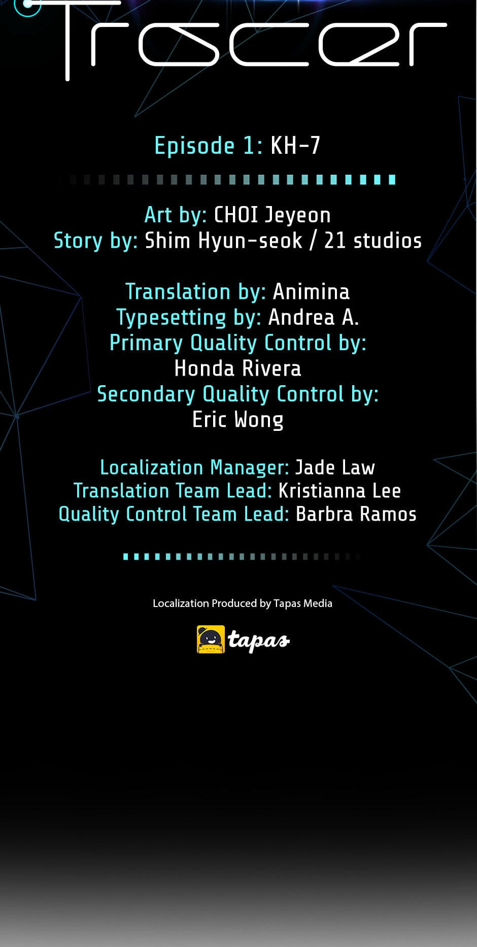 Read Log Tracer chapter 1 image 12 on Lezhin