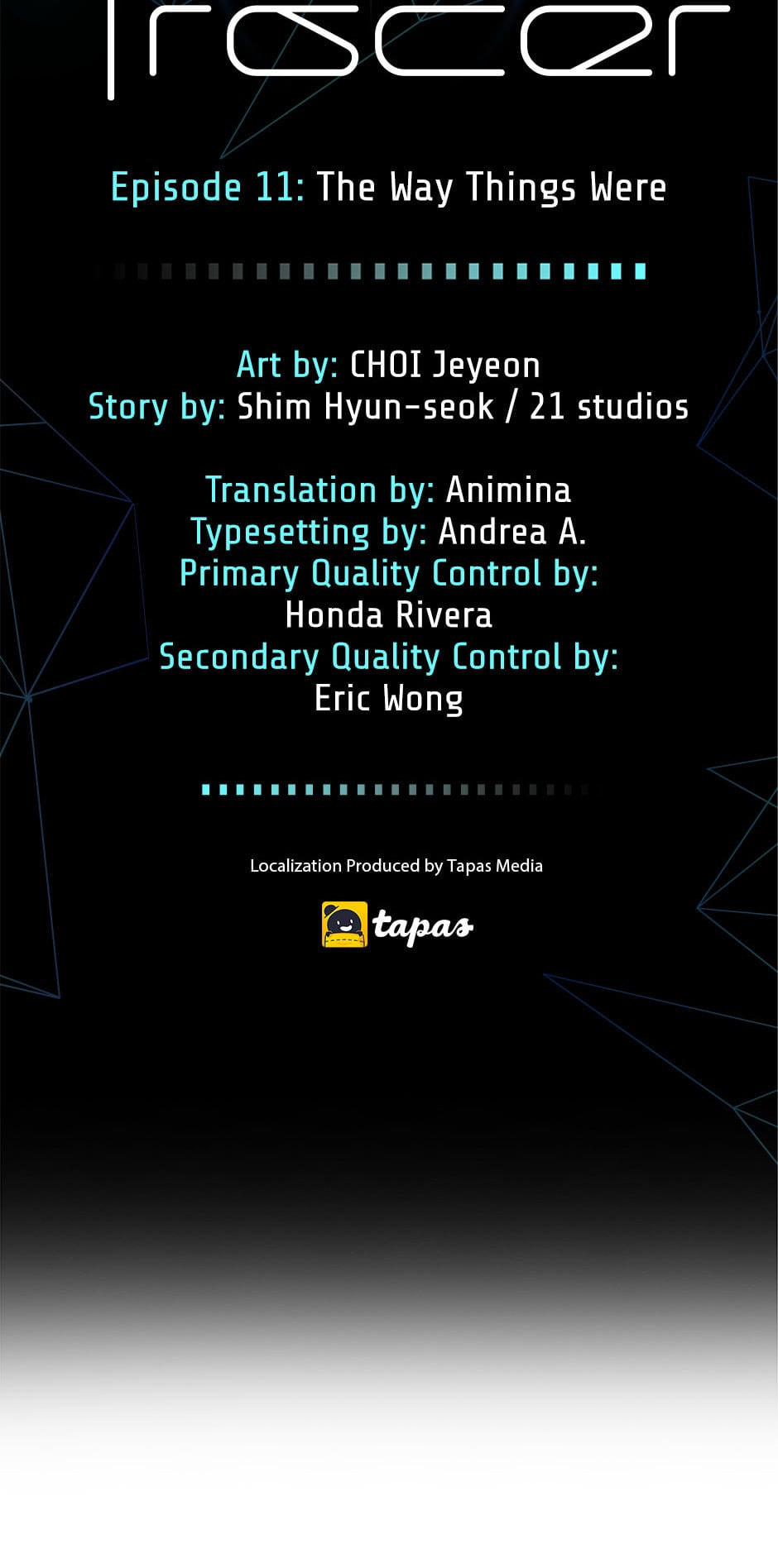Read Log Tracer chapter 11 image 10 on Lezhin