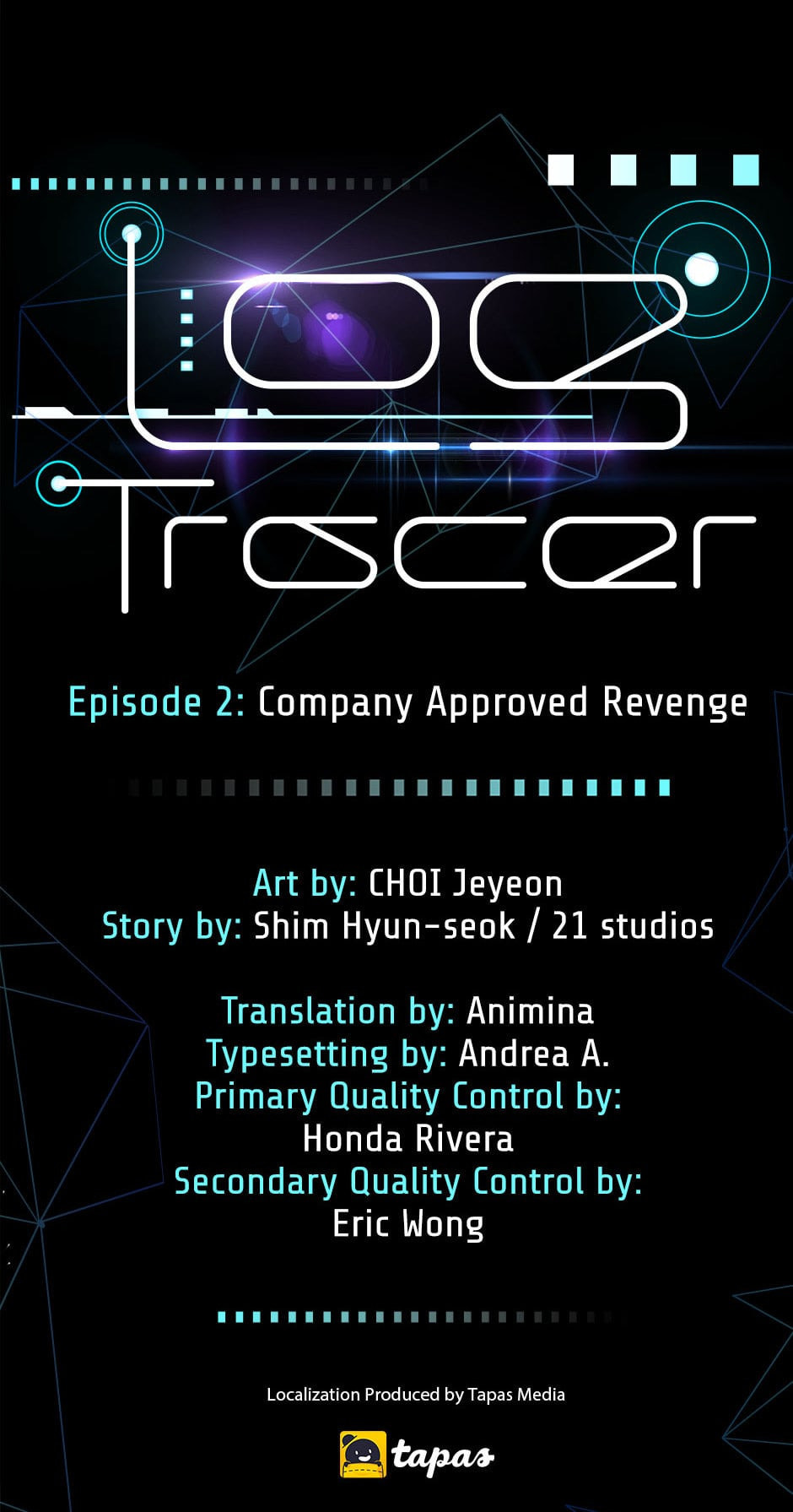 Read Log Tracer chapter 2 image 5 on Lezhin