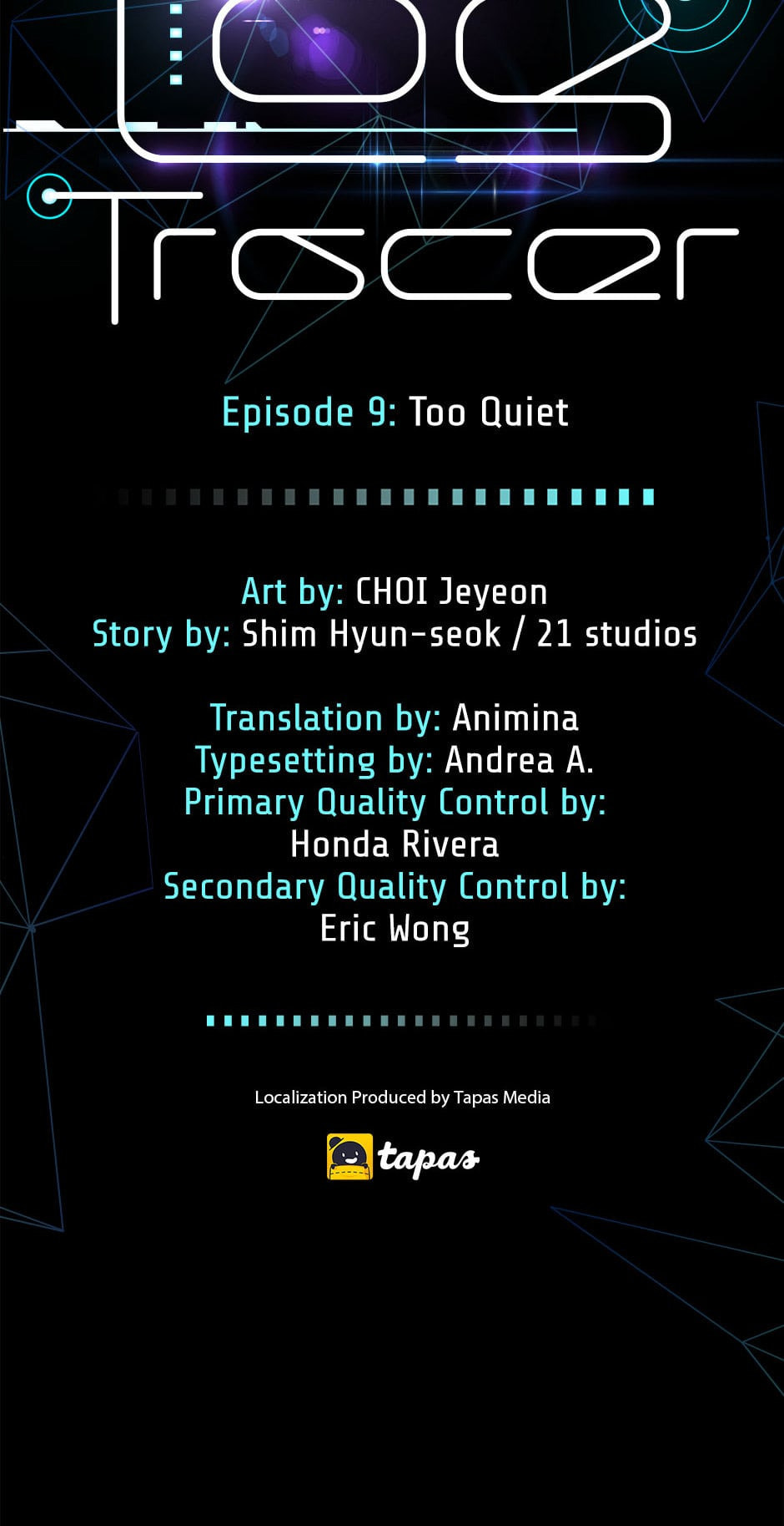 Read Log Tracer chapter 9 image 5 on Lezhin