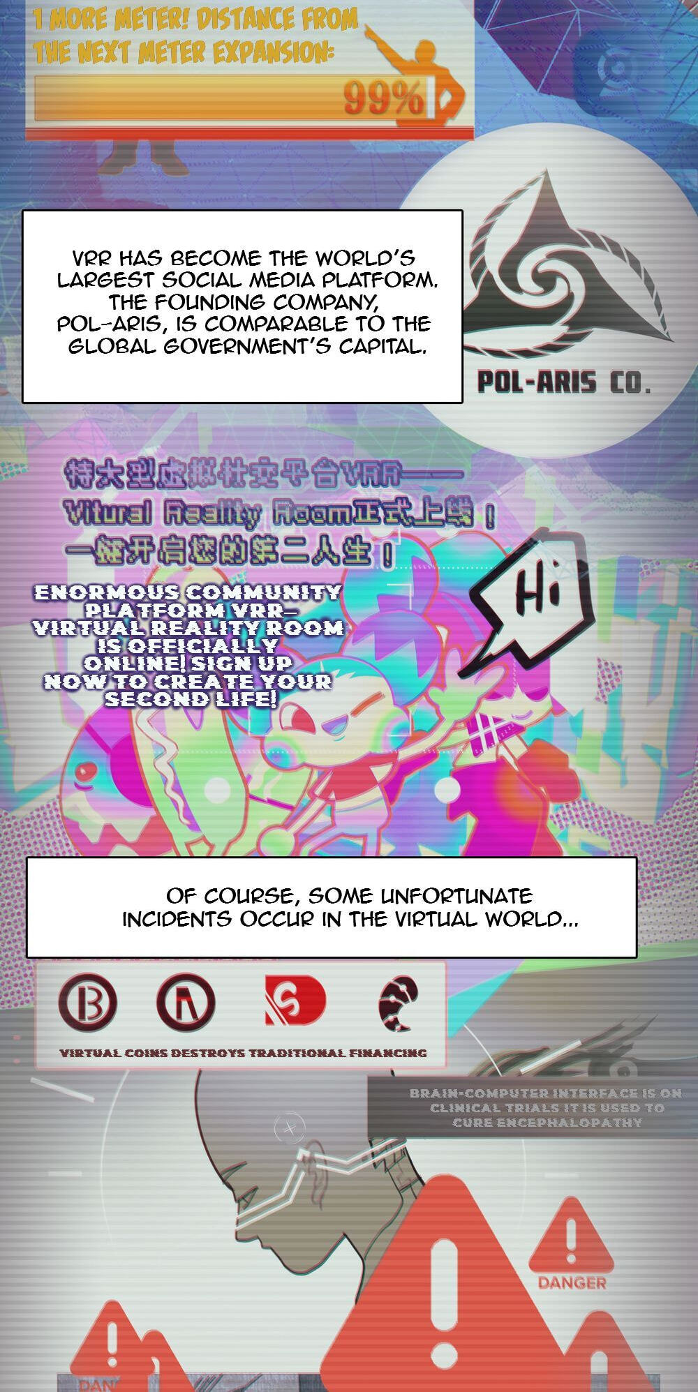 Read Logout Disabled in VR Chat chapter 1 image 4 on Lezhin