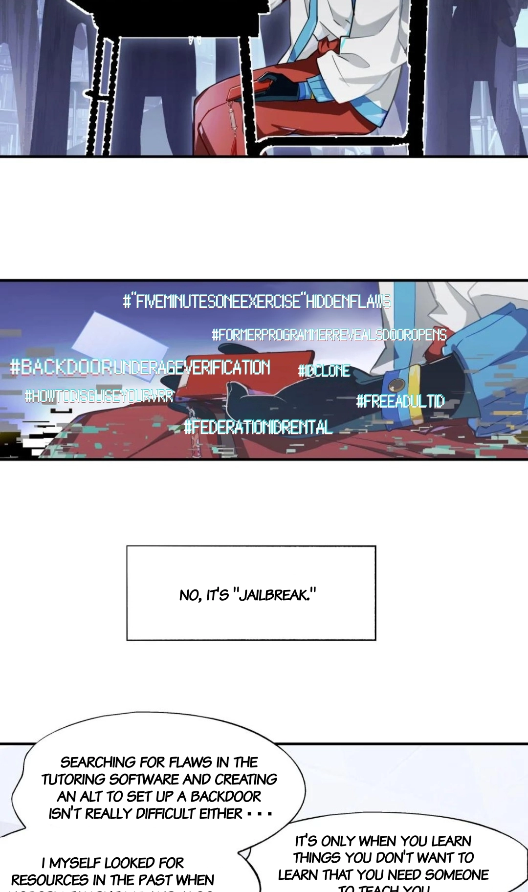 Read Logout Disabled in VR Chat chapter 13 image 27 on Lezhin