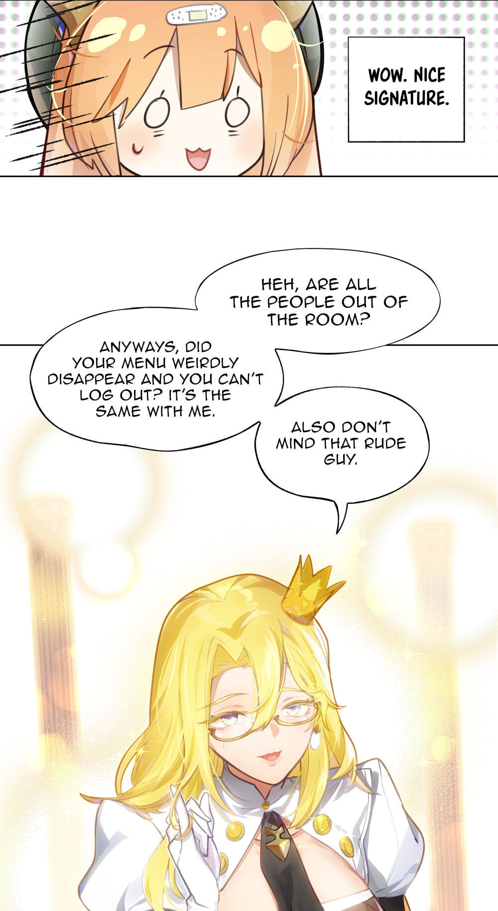 Read Logout Disabled in VR Chat chapter 2 image 10 on Lezhin