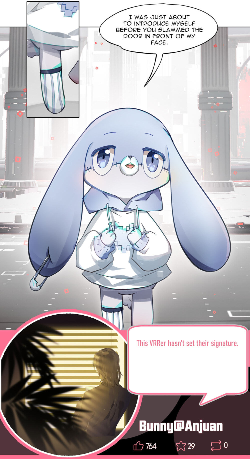 Read Logout Disabled in VR Chat chapter 2 image 18 on Lezhin
