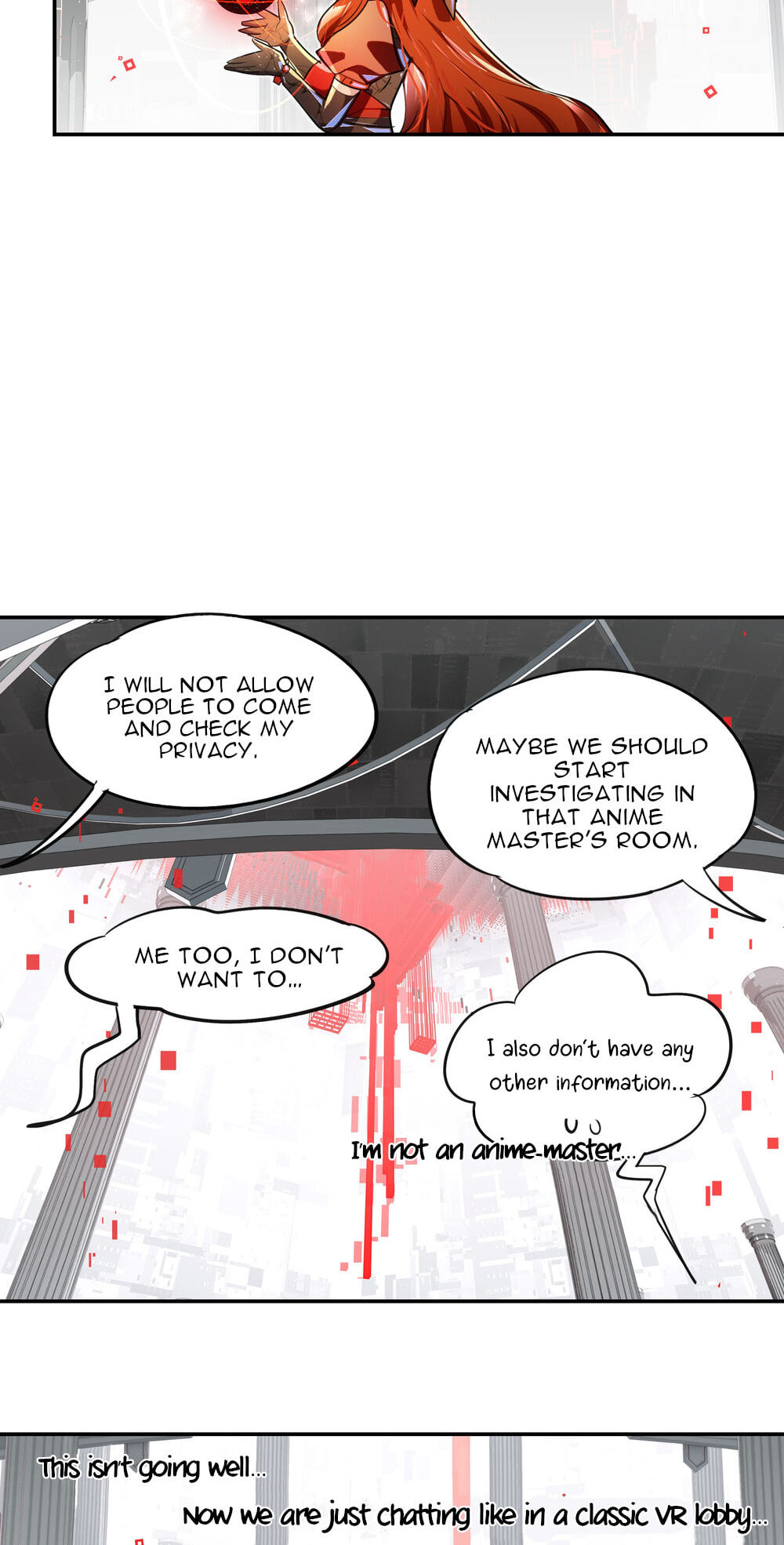 Read Logout Disabled in VR Chat chapter 8 image 4 on Lezhin