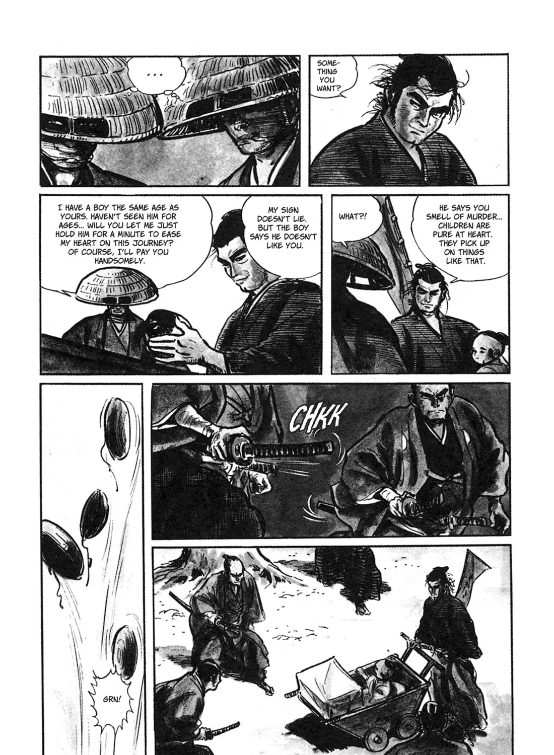 Read Lone Wolf and Cub chapter 1 image 14 on Lezhin