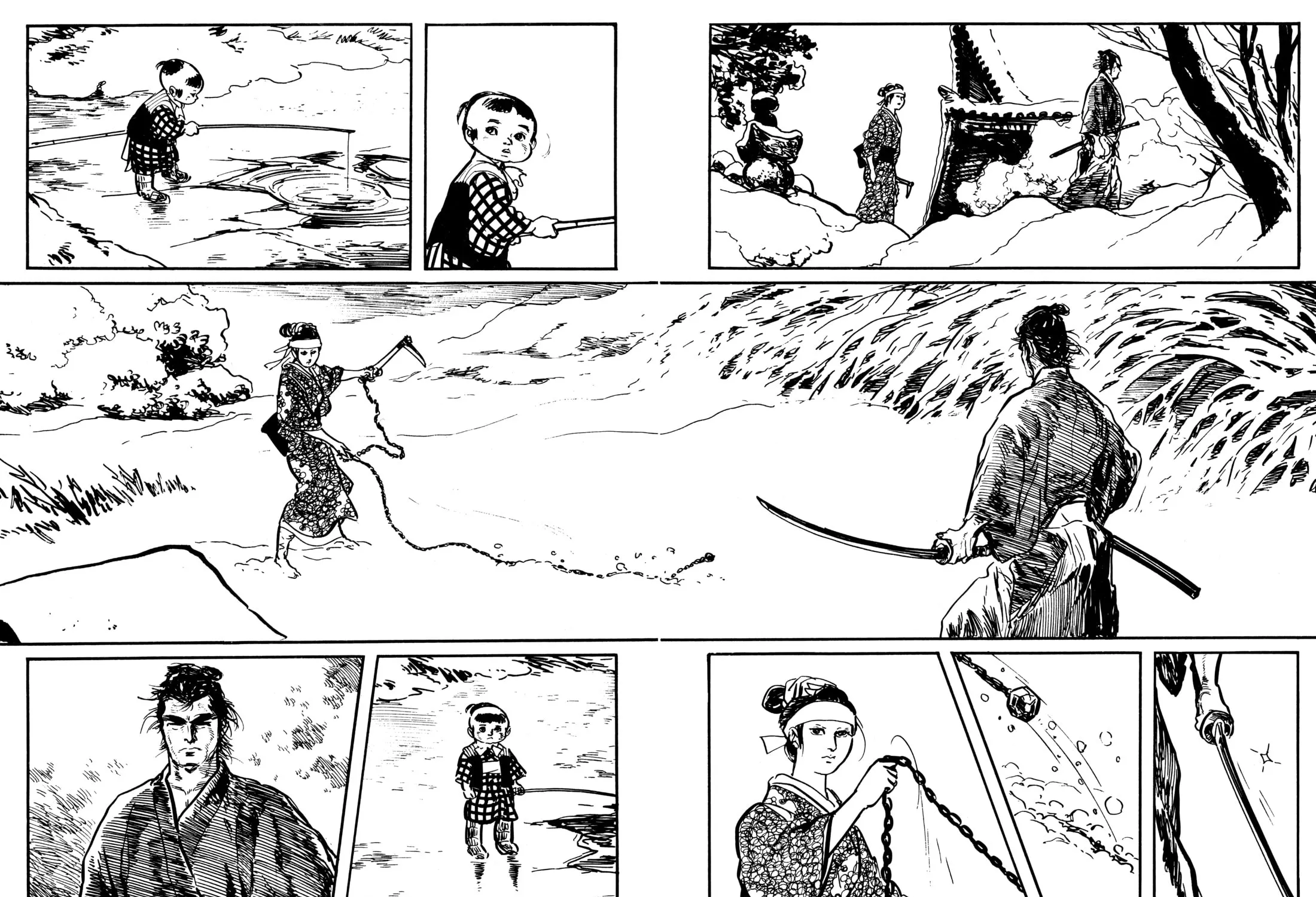 Read Lone Wolf and Cub chapter 43 image 52 on Lezhin