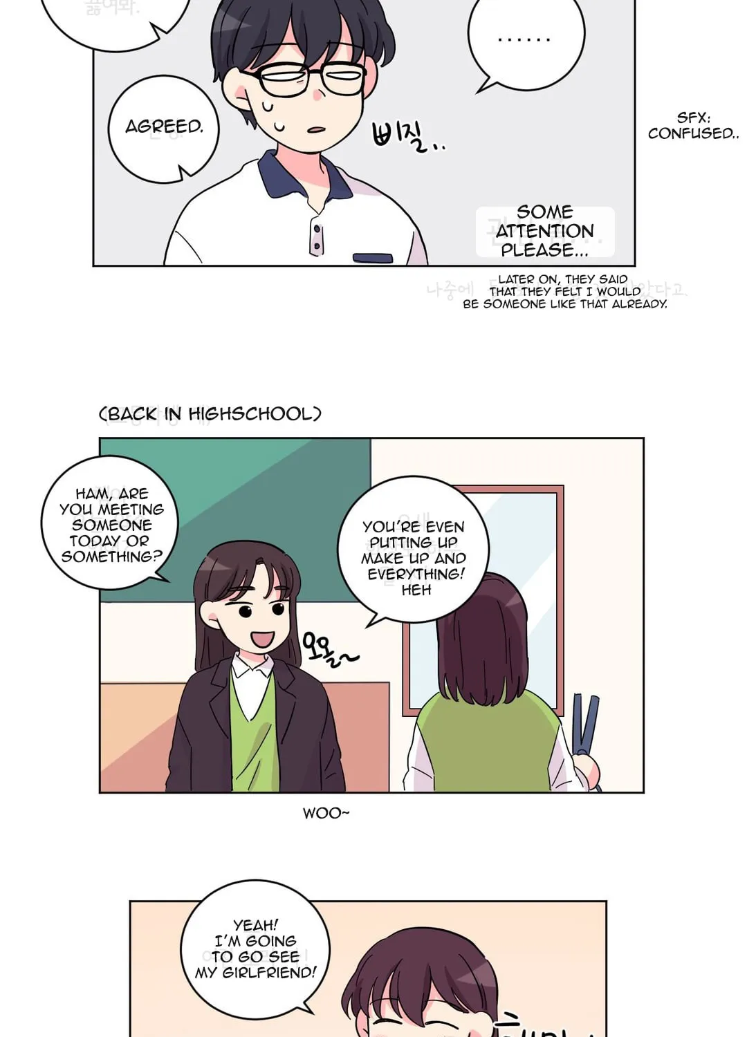 Read Look over here, Hamppoya chapter 13 image 3 on Lezhin
