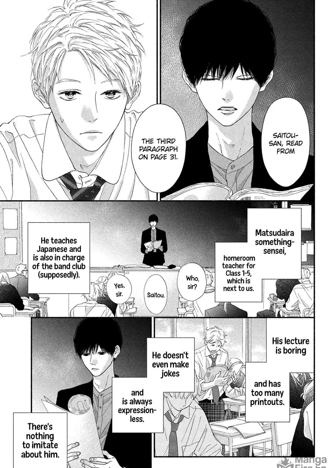 Read Looking at Your Profile chapter 5 image 13 on Lezhin