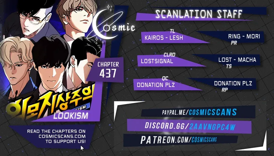 Read Lookism chapter 437 image 0 on Lezhin