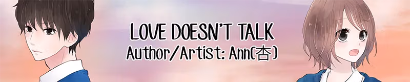 Love Doesn't Talk Chapter 5 page 1 - 