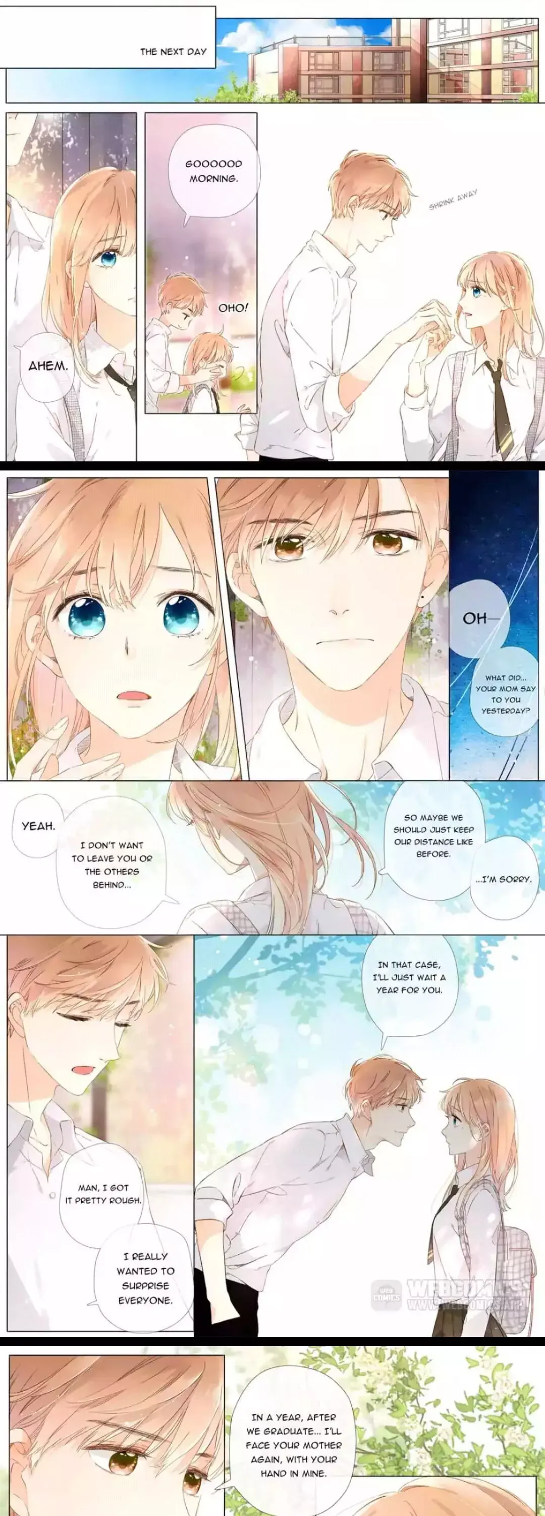 Read Love Like Cherry Blossoms chapter 57 image 3 on Lezhin
