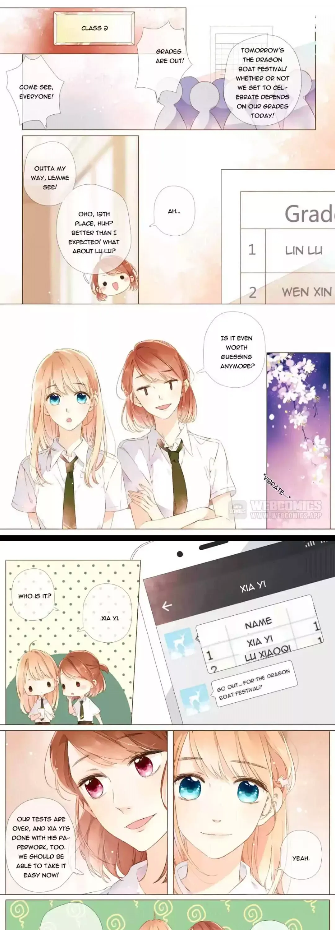 Read Love Like Cherry Blossoms chapter 63 image 1 on Lezhin