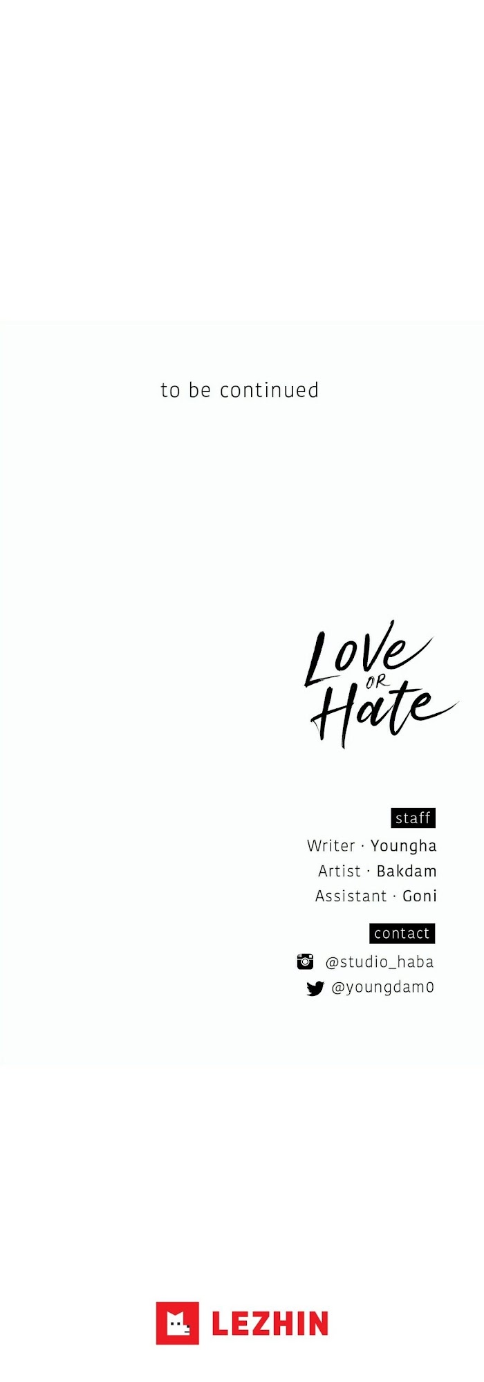 Read Love or Hate chapter 100 image 12 on Lezhin