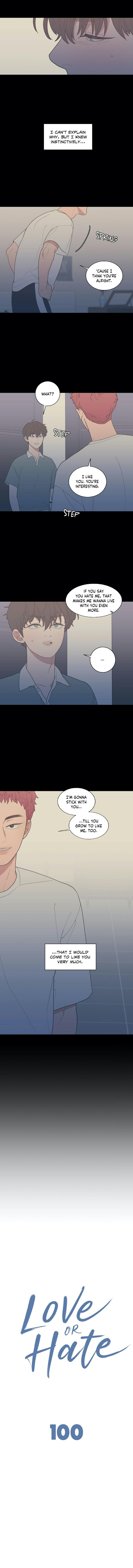 Read Love or Hate chapter 100 image 3 on Lezhin