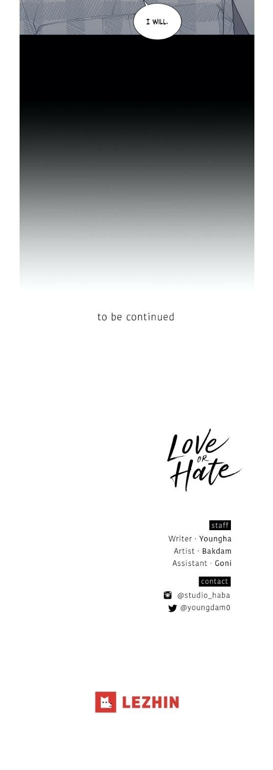 Read Love or Hate chapter 75 image 22 on Lezhin