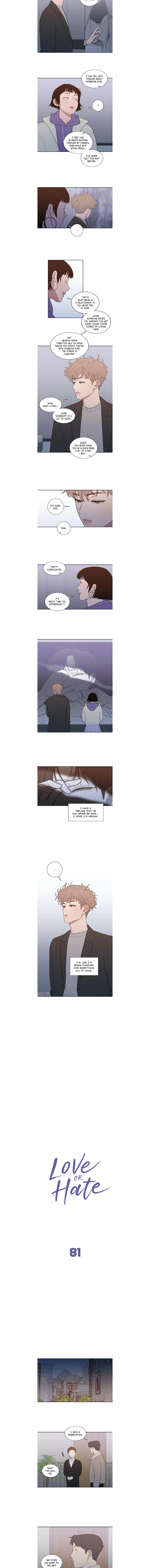 Read Love or Hate chapter 81 image 1 on Lezhin