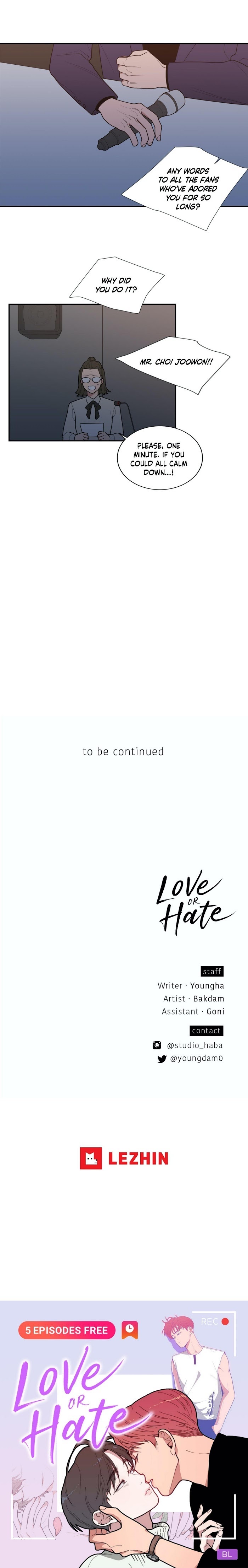 Read Love or Hate chapter 83 image 17 on Lezhin