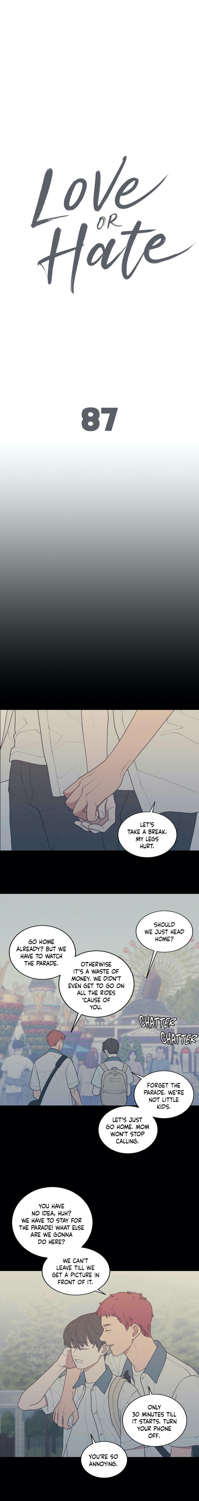 Read Love or Hate chapter 87 image 2 on Lezhin